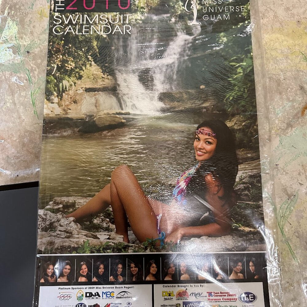 New Sealed 2010 Miss Universe Guam Swimsuit Calendar 11" x 17"